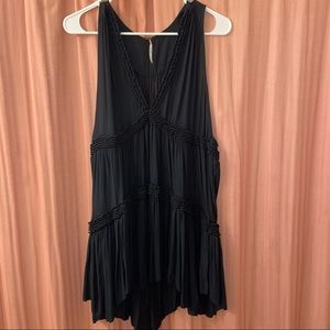 FREE PEOPLE ruffle slip dress